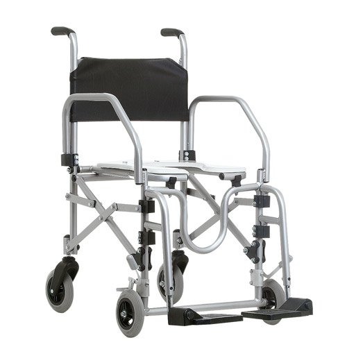 Cadeira de Rodas para Banho Alumínio Dobrável